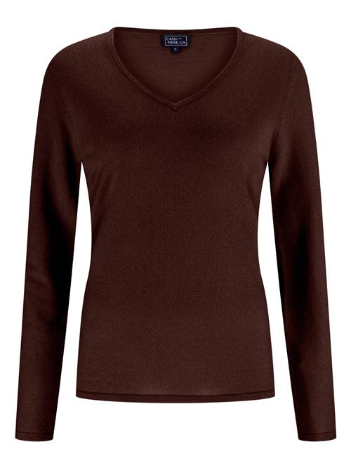 CASH-MERE.CH Pullover  choko