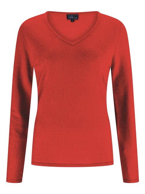 CASH-MERE.CH Pullover  rød
