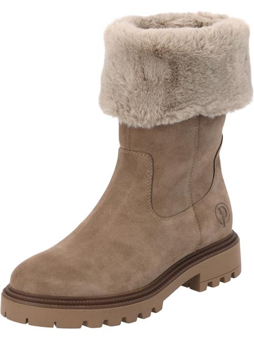 Palado Støvletter 'Beilabla'  ecru / mørkebeige