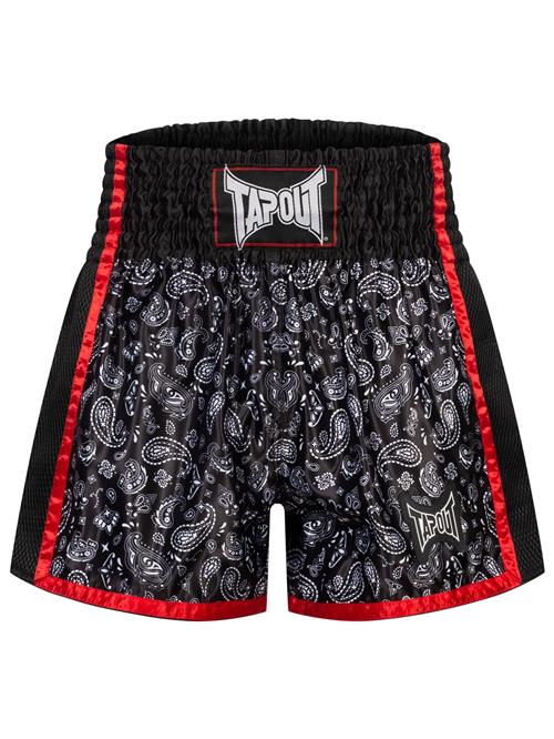 Tapout Sportsbukser 'Camino'  brandrød / sort / hvid