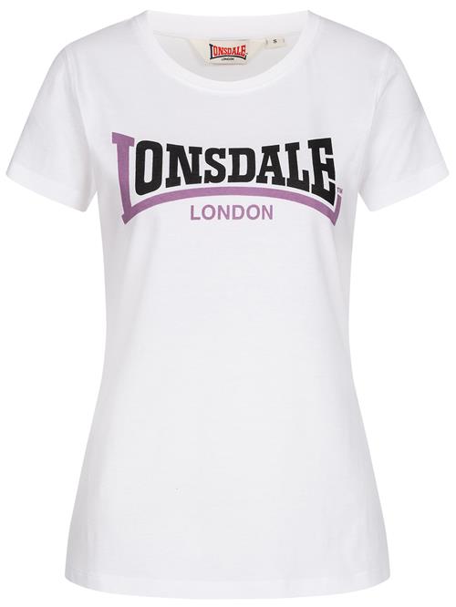 LONSDALE Shirts 'Achnavast'  lilla / sort / hvid