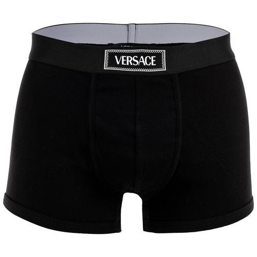 VERSACE Boksershorts  sort / hvid