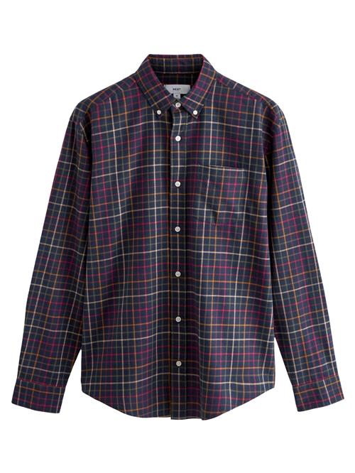 Next Skjorte  navy / grøn / orange / pink