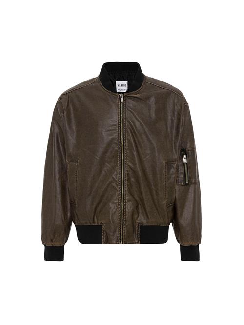 VAMOS CLO Overgangsjakke  mørkebrun / sort