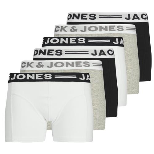 Jack & Jones Junior Underbukser  lysegrå / grå-meleret / sort / hvid
