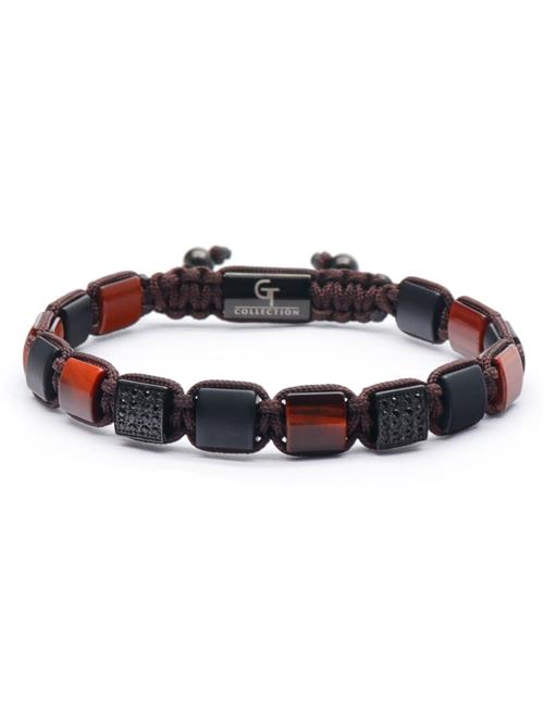 GT Collection Armbånd 'Flat-Bead'  rød