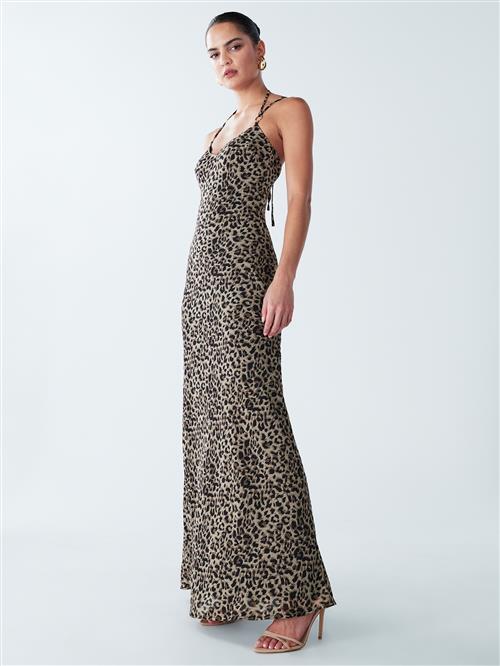 BWLDR Festkjole 'Alra'  beige / brun / sort