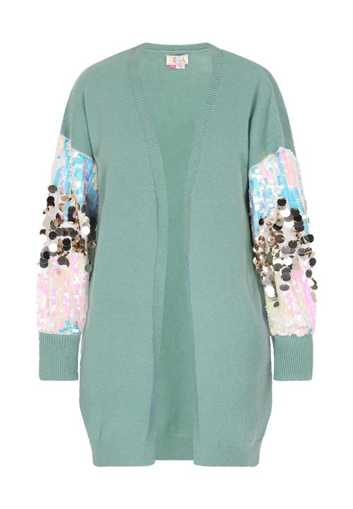 IZIA Cardigan  blå / cyanblå / gammelrosa / sølv