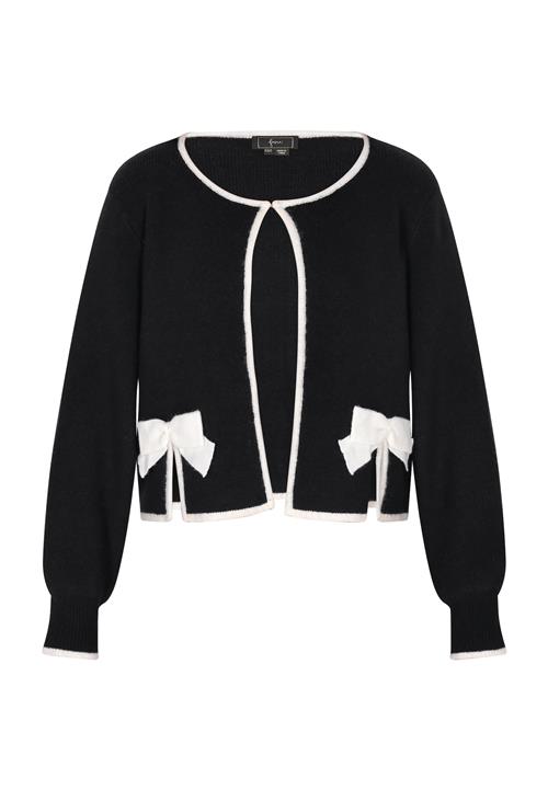 faina Cardigan  sort / hvid