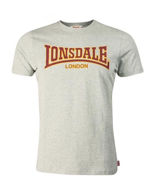 LONSDALE Bluser & t-shirts 'Classic'  gul / grå / mørkerød
