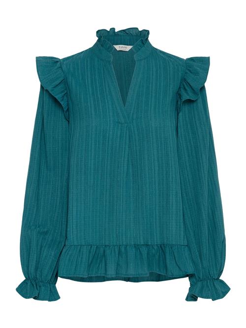 b.young Bluse 'Juliana'  cyanblå