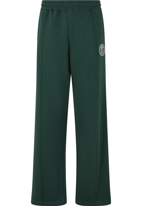 Prohibited Bukser 'Camden'  mørkegrøn / hvid