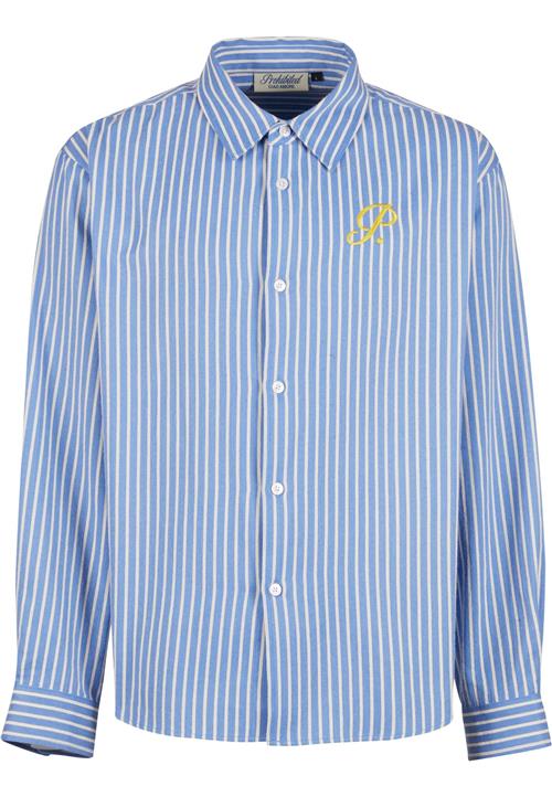 Prohibited Skjorte  blå / gul / hvid