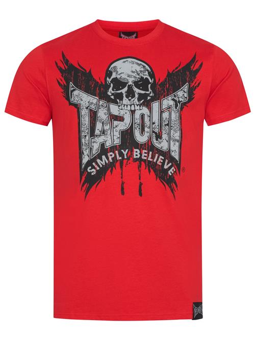 Tapout Bluser & t-shirts 'Creston'  grå / rød / sort