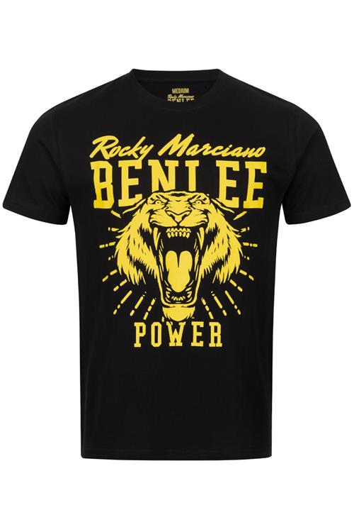 Benlee Funktionsskjorte 'Tiger Power'  lysegul / sort