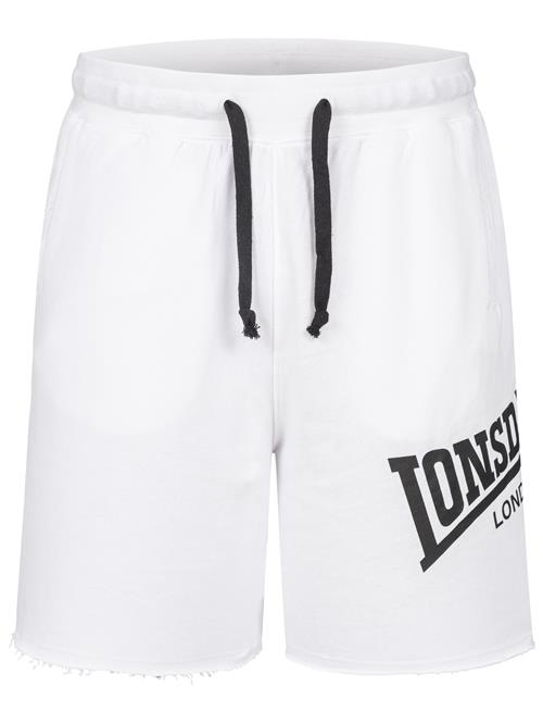 LONSDALE Bukser 'Polbathic'  sort / hvid