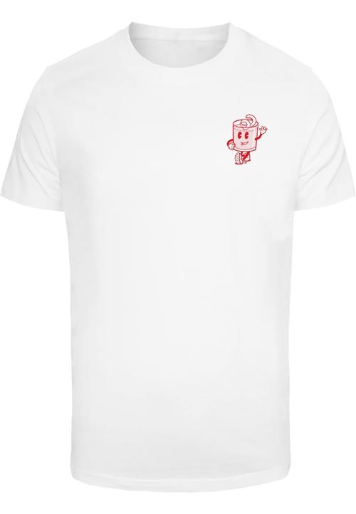 Mister Tee Bluser & t-shirts 'Negroni Please'  rød / hvid