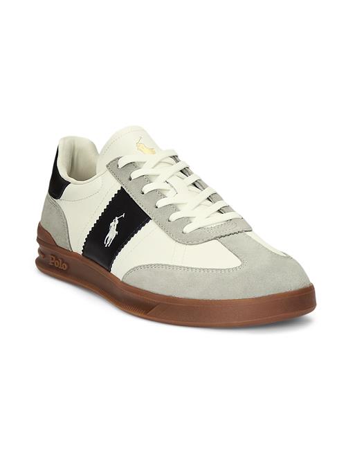 Polo Ralph Lauren Sneaker low 'HRT AERA'  lysegrå / sort / hvid