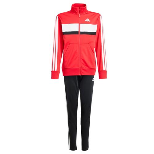 ADIDAS SPORTSWEAR Træningsdragt 'Seasonal Essentials Tiberio'  lys rød / sort / hvid