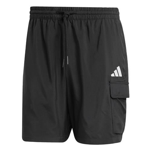 ADIDAS SPORTSWEAR Sportsbukser 'Essentials'  sort / hvid