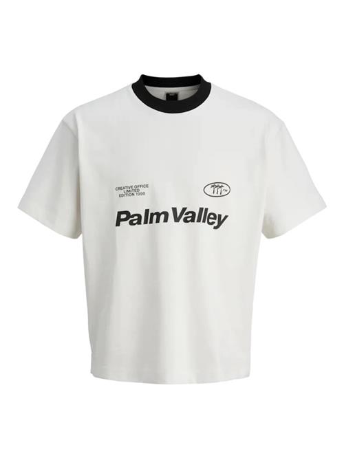 Jack & Jones Junior Shirts 'Retreat Contrast'  sort / hvid