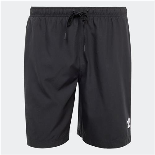 ADIDAS ORIGINALS Badeshorts 'Adicolor'  sort / hvid