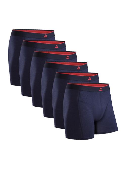 DANISH ENDURANCE Boksershorts 'Bamboo'  navy / blodrød