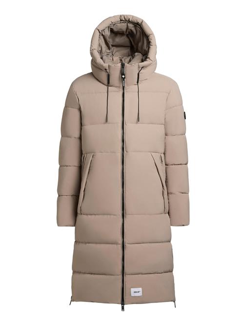 khujo Vinterfrakke 'Rigo-YM'  greige / hvid