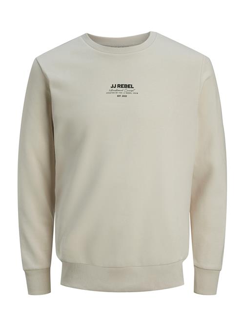 Se JJ Rebel Sweatshirt 'JREBLINO'  beige / sort hos About You