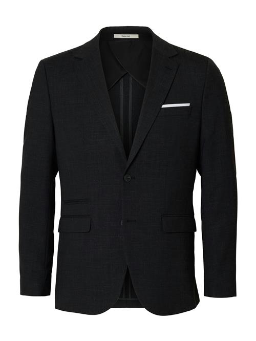 SELECTED Jakke 'SLHOASIS'  sort-meleret / hvid