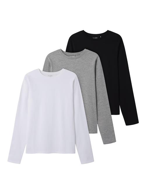 TWO SOON Shirts  grå-meleret / sort / hvid