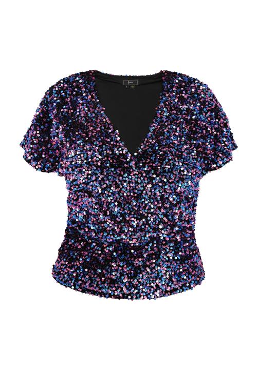 faina Bluse  blå / lilla / sort