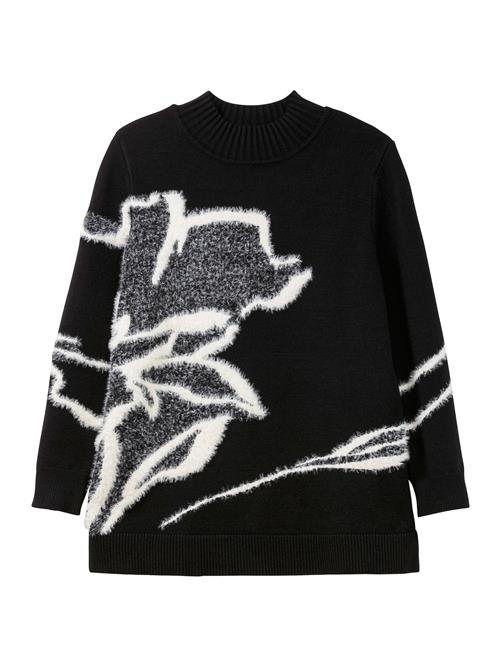 SHEEGO Pullover  grå / sort / hvid