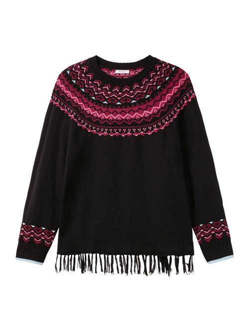 SHEEGO Pullover  pink / sort