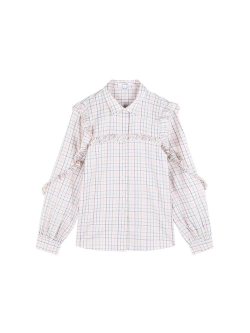 Scalpers Bluse  lilla / lyserød / hvid