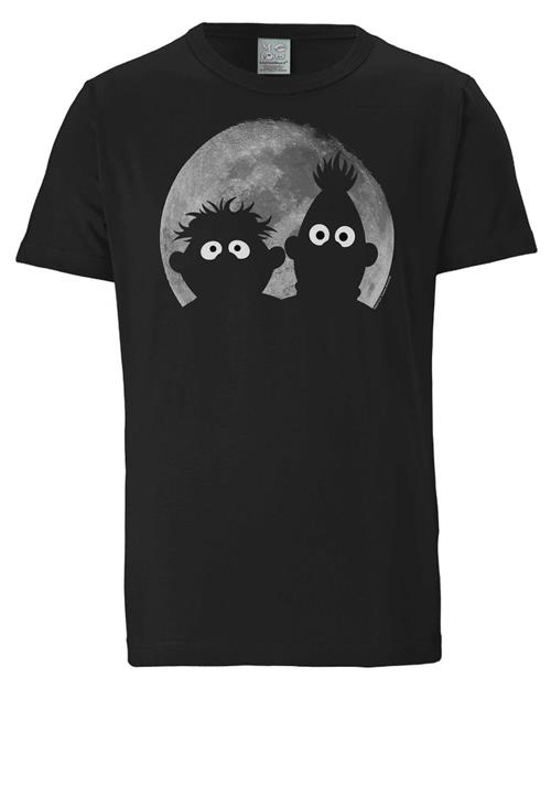 LOGOSHIRT Bluser & t-shirts 'Sesamstraße - Ernie & Bert'  grå / sort