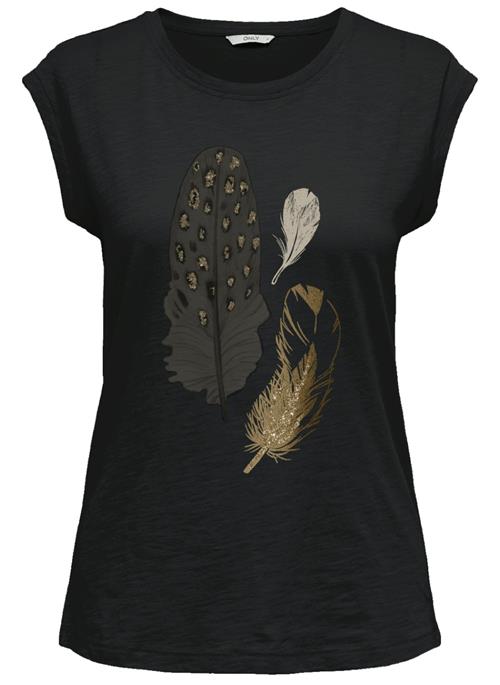 ONLY Shirts 'ONLBone'  guld / mudderfarvet / sort / offwhite