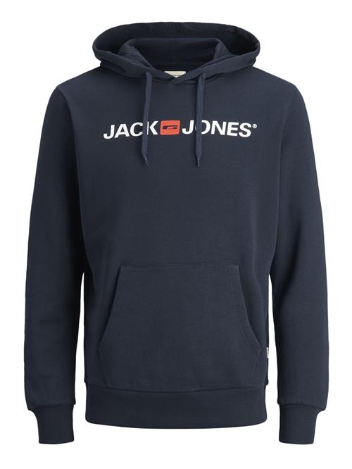 JACK & JONES Sweatshirt 'Marco Bowie'  natblå / knaldrød / offwhite