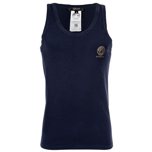 VERSACE Undertrøje  navy / gylden gul