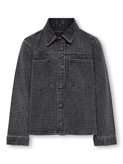 ONLY GIRLS Overgangsjakke 'HUDSON'  sølvgrå / grey denim