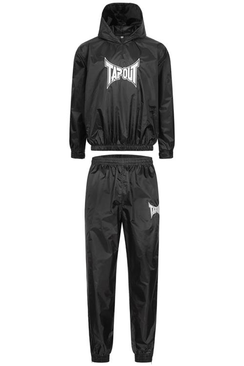 Tapout Joggingdragt 'Terraza'  sort / hvid
