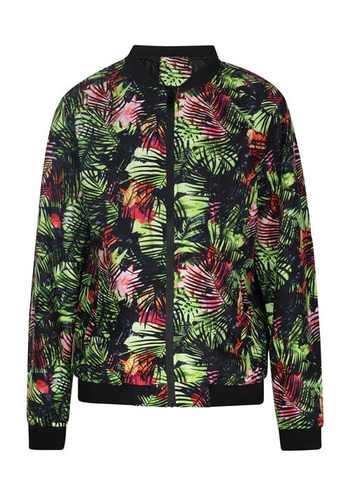 HOMEBASE Overgangsjakke  mørkegrøn / rød / lys rød / sort