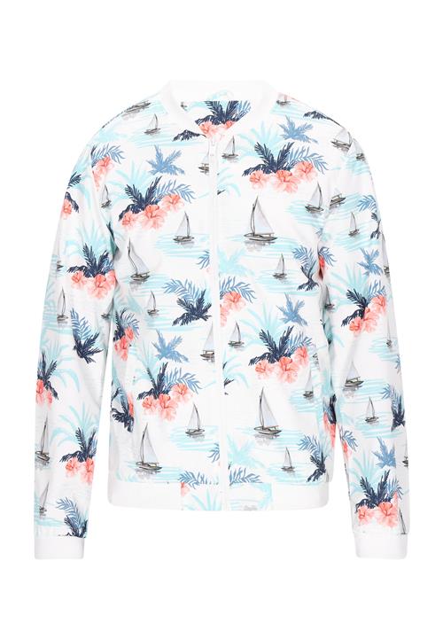 HOMEBASE Overgangsjakke  marin / turkis / koral / offwhite