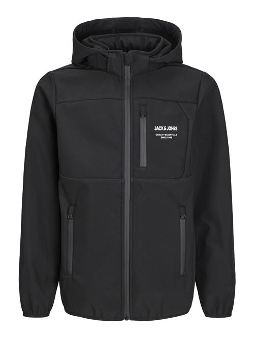 Jack & Jones Junior Overgangsjakke 'JJTheo'  sort / hvid