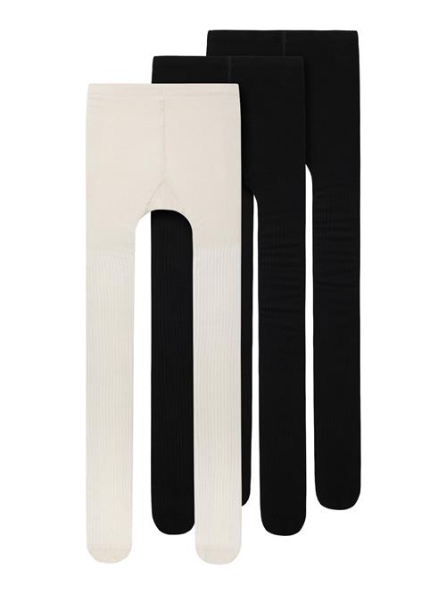 TWO SOON Strømpebukser  sort / uldhvid