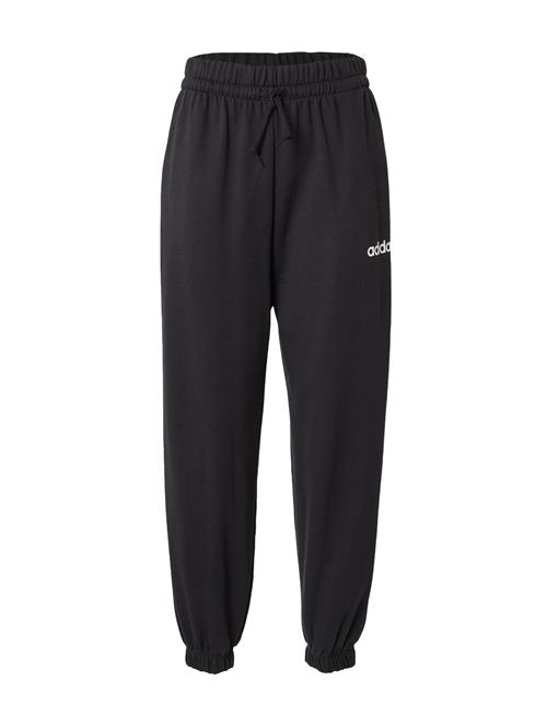 ADIDAS SPORTSWEAR Sportsbukser 'Essentials'  sort / hvid