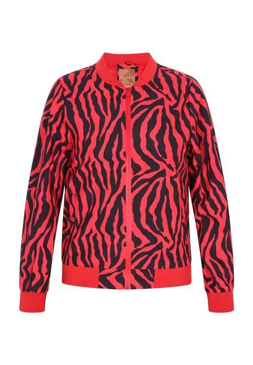 NALLY Overgangsjakke  rød / sort