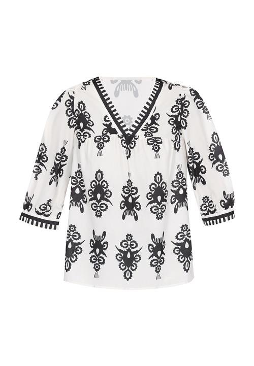 ebeeza Bluse  sort / hvid