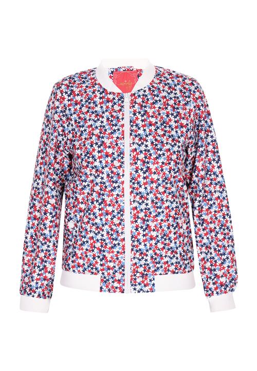 swirly Overgangsjakke  lyseblå / mørkeblå / rød / hvid