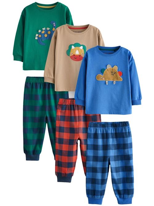 Next Nattøj  sand / blå / mørkegrøn / rød / hvid